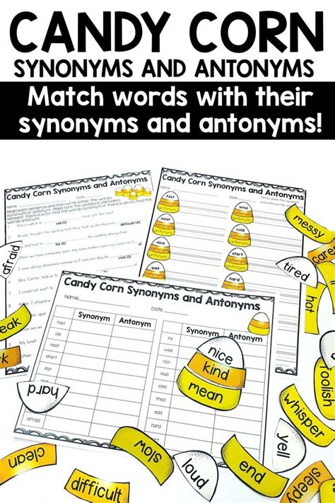 Candy Synonyms & Antonyms .